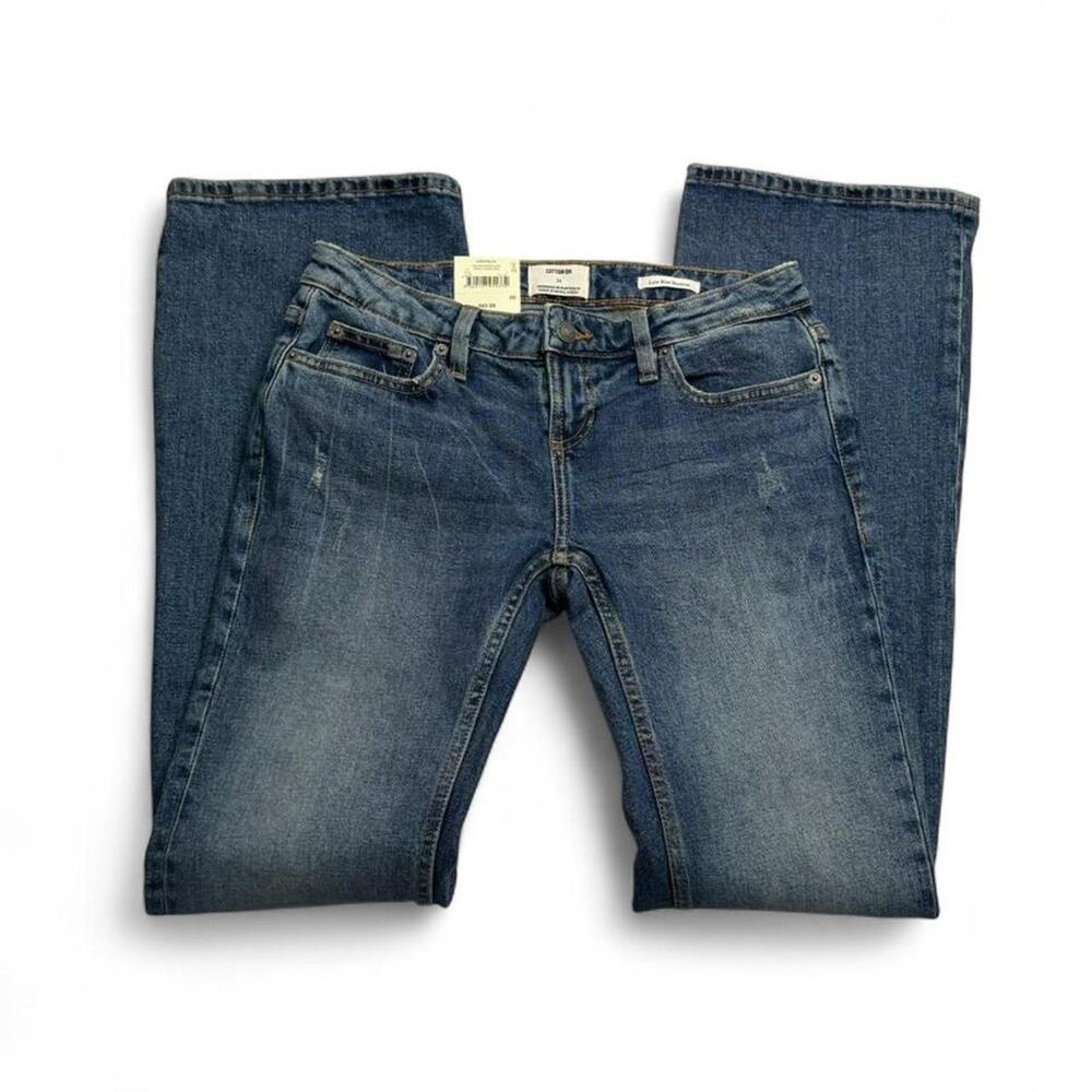 Cotton On Low Rise bootcut Flared Jeans Women's size 26 Brand NWT Perfect Fit - Picture 2 of 6